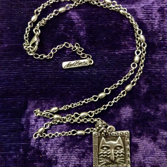 Laurel Burch Jewelry - Vintage Laurel Burch Cat Necklace